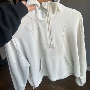 Ribbed Soft Stream Half Zip